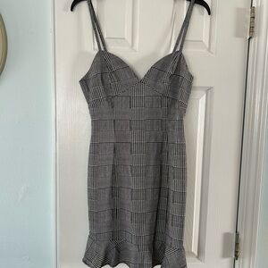 NWT Forever 21 Plaid Black and White Women's Dress